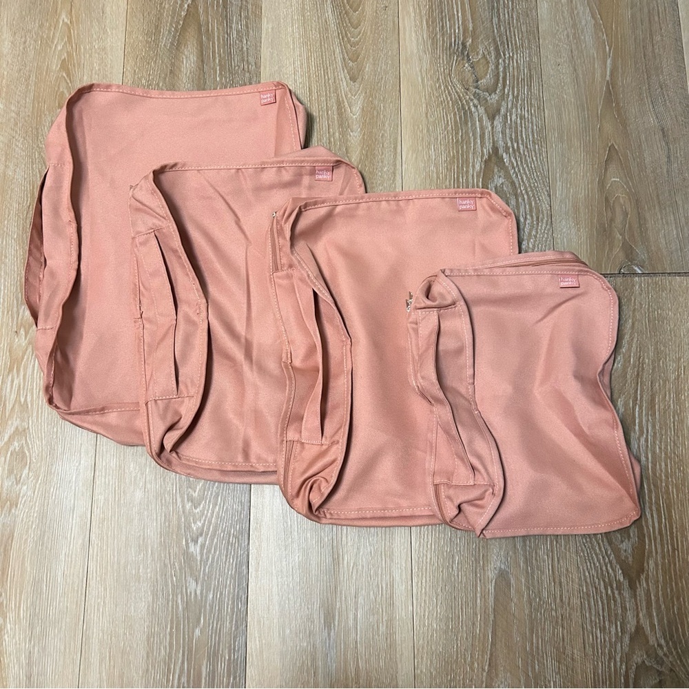Hanky Panky 4-Piece Packing Cube Set Blush Pink – NEW